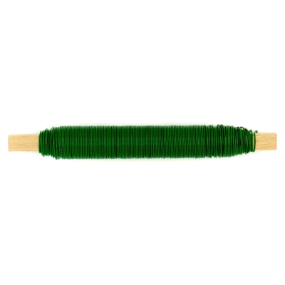 Drut florystyczny drucik zielony 0,7mm 100g